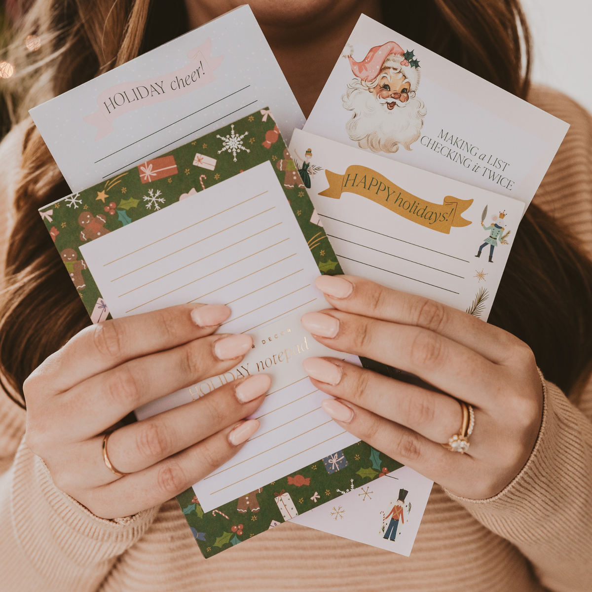 Vintage Santa Christmas Notepad