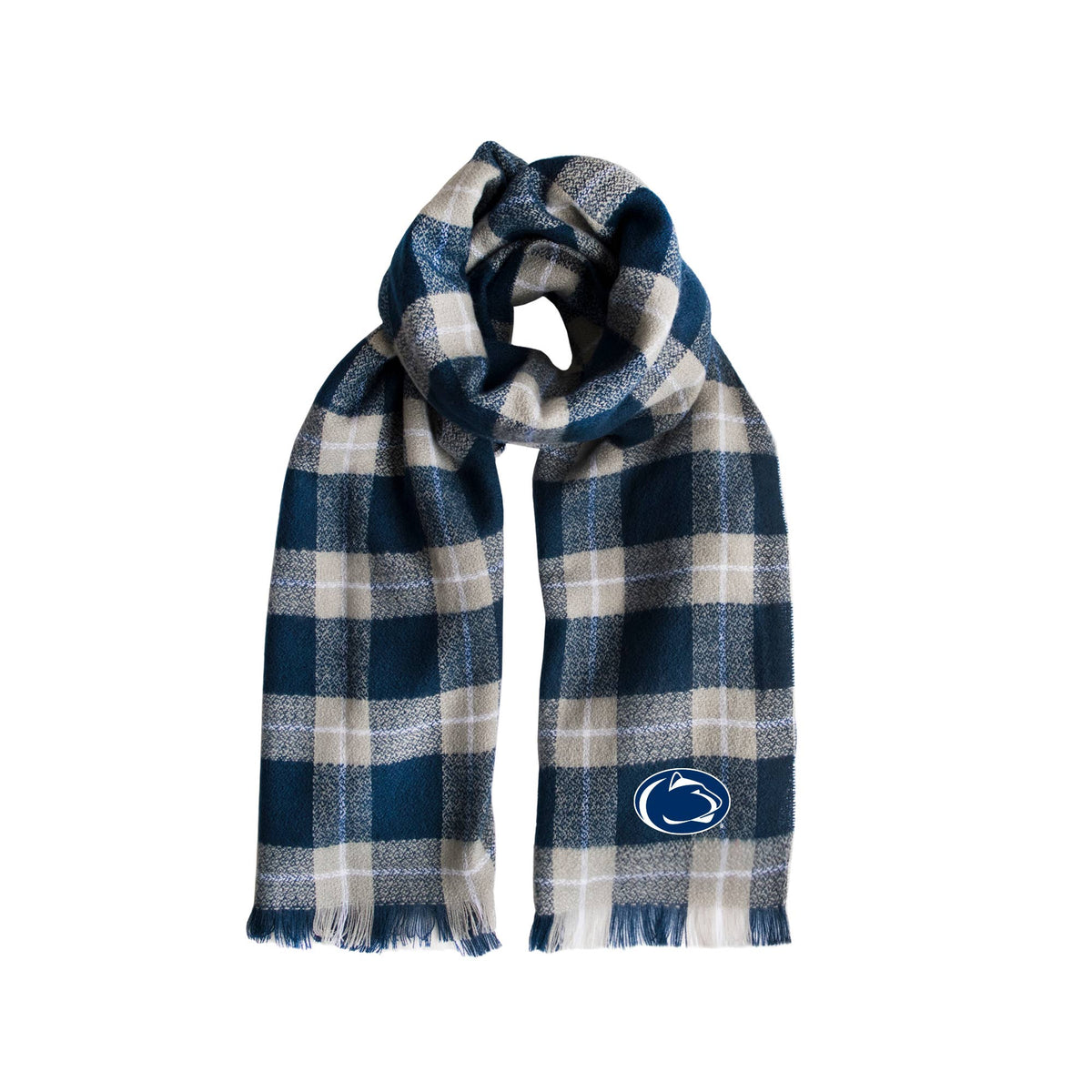 Penn State Plaid Blanket Scarf