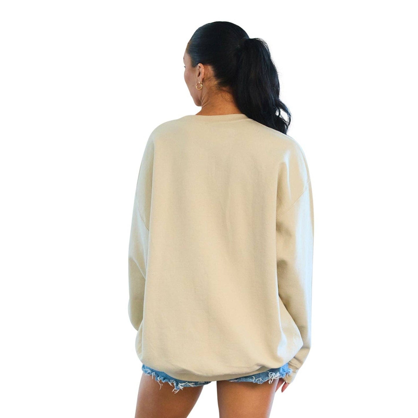 Penn State Embroidered Taupe Crewneck Sweatshirt