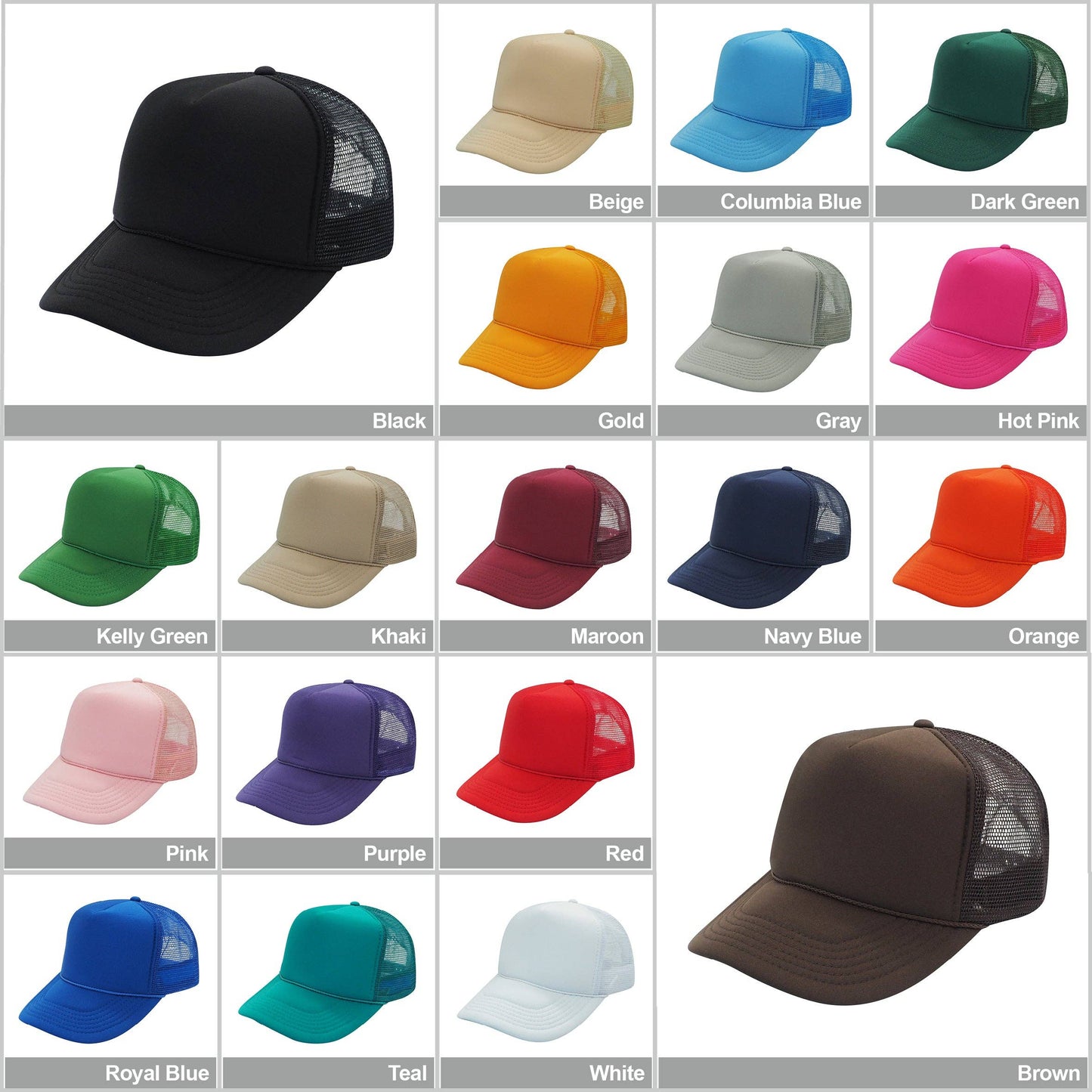 Hat Bar w/Patch | Foam Trucker w/Rope
