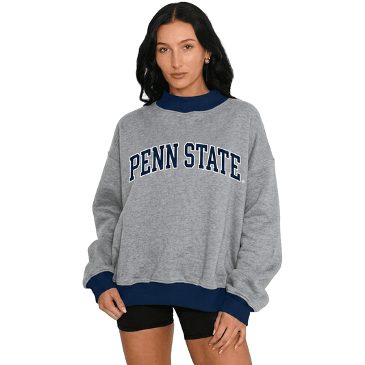 Penn State Two-Tone Mock Neck Sweatshirt