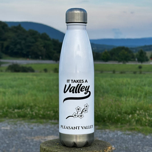 It Takes A Valley™ Pleasant Valley Stainless Steel Water Bottle