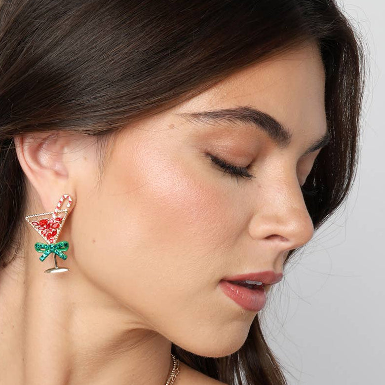 Mistletoe Martini Earrings in Multi
