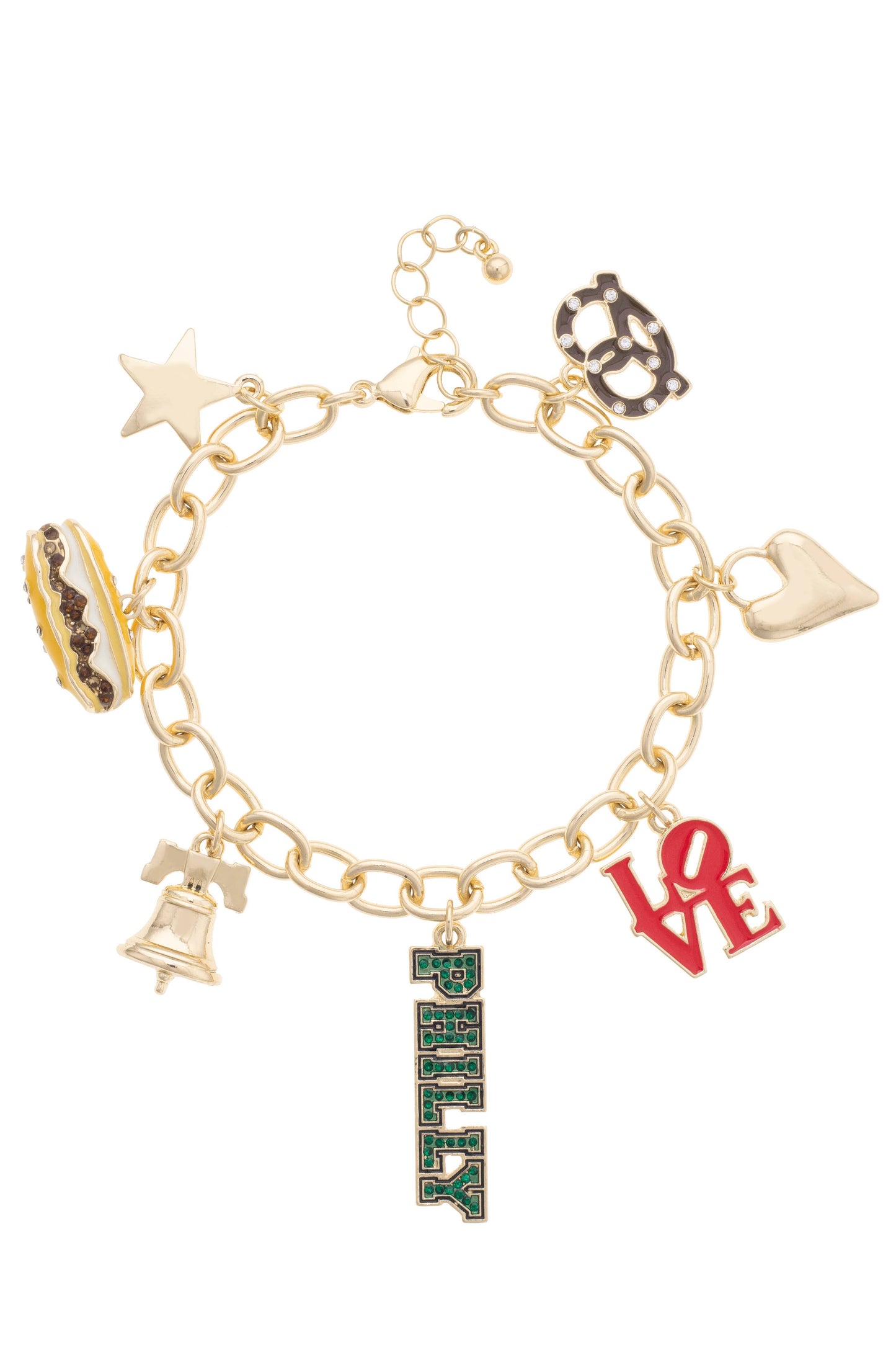 Philadelphia Enamel Icons Charm Bracelet