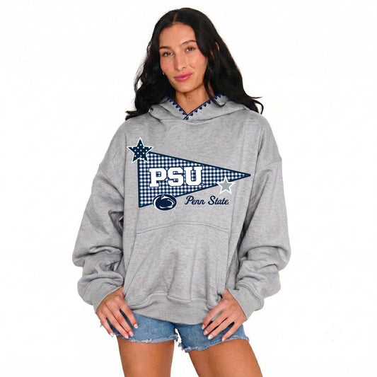 Penn State Patchwork Stitched Hoodie