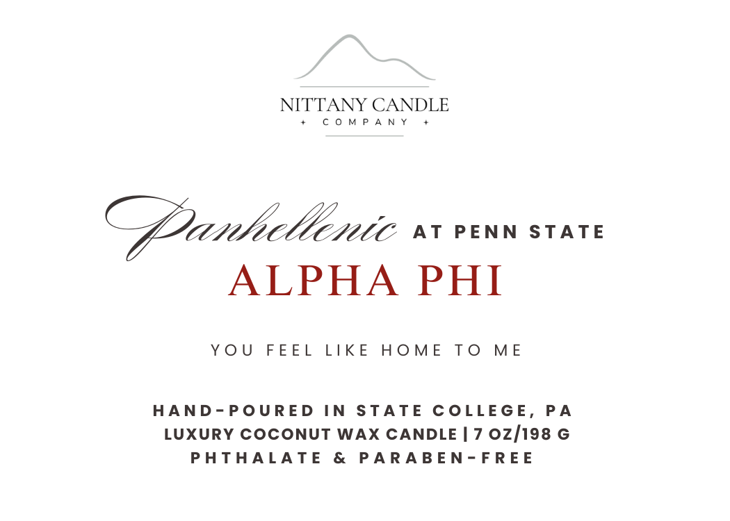 Panhellenic | You Feel Like Home To Me | Candle