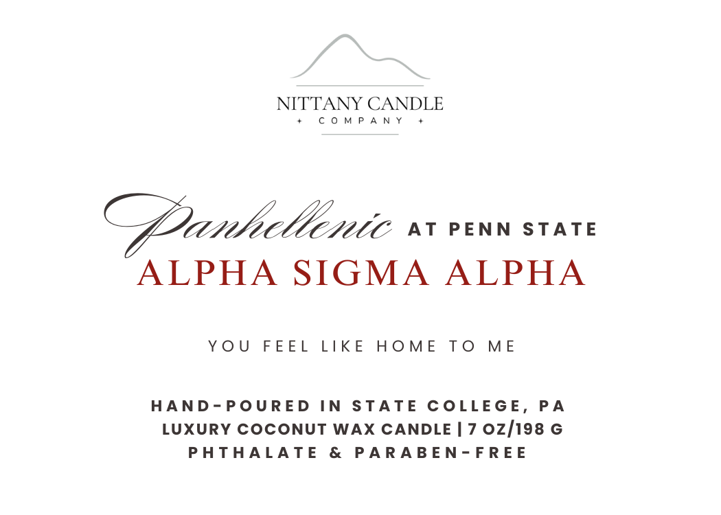 Panhellenic | You Feel Like Home To Me | Candle