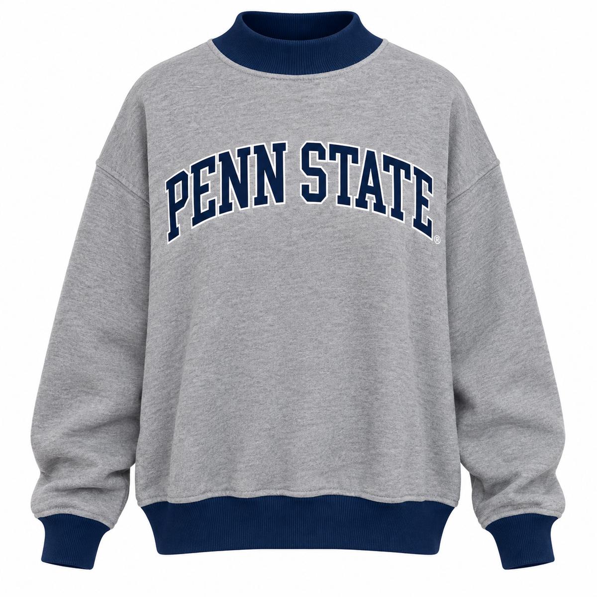 Penn State Two-Tone Mock Neck Sweatshirt