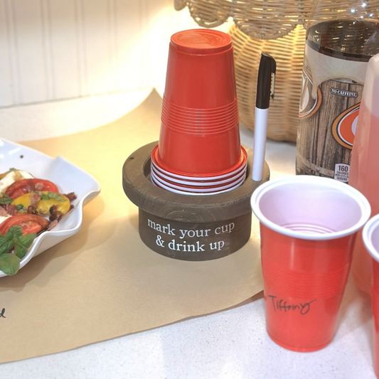 Disposable Cup & Marker Set