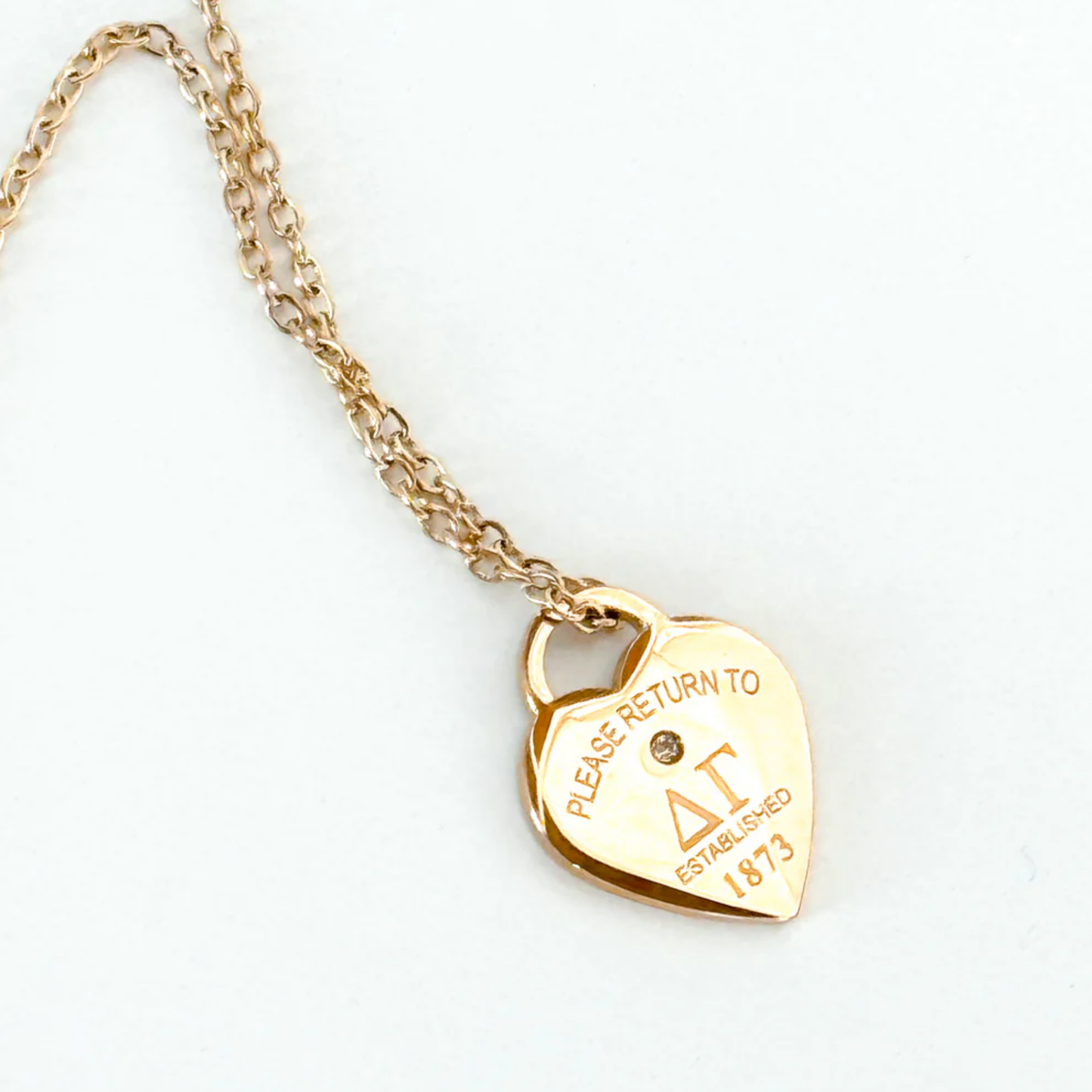 Delta Gamma Please Return Necklace