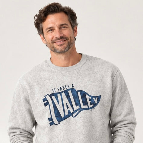 It Takes a Valley Handpainted Crewneck