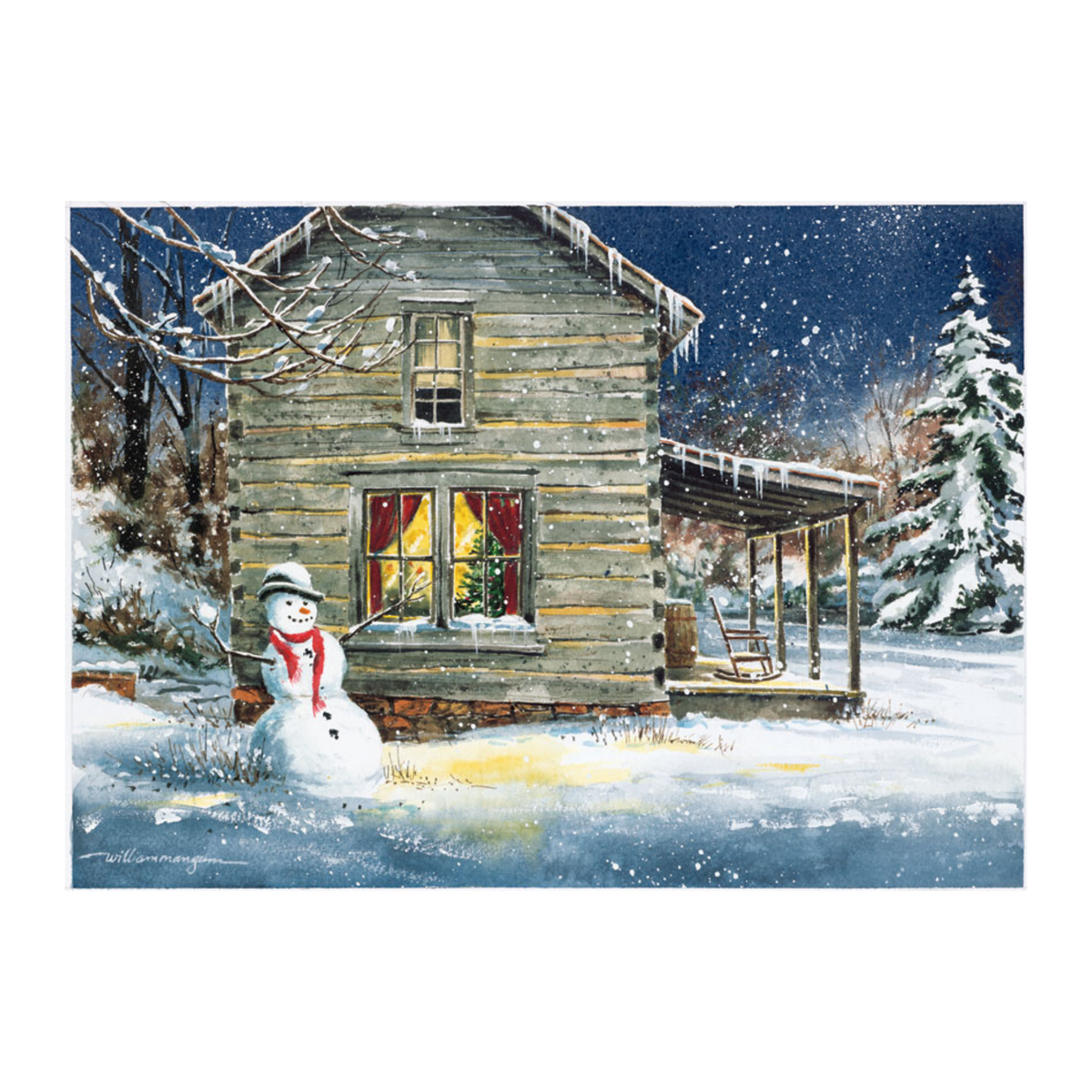 Snowy Cabin puzzle