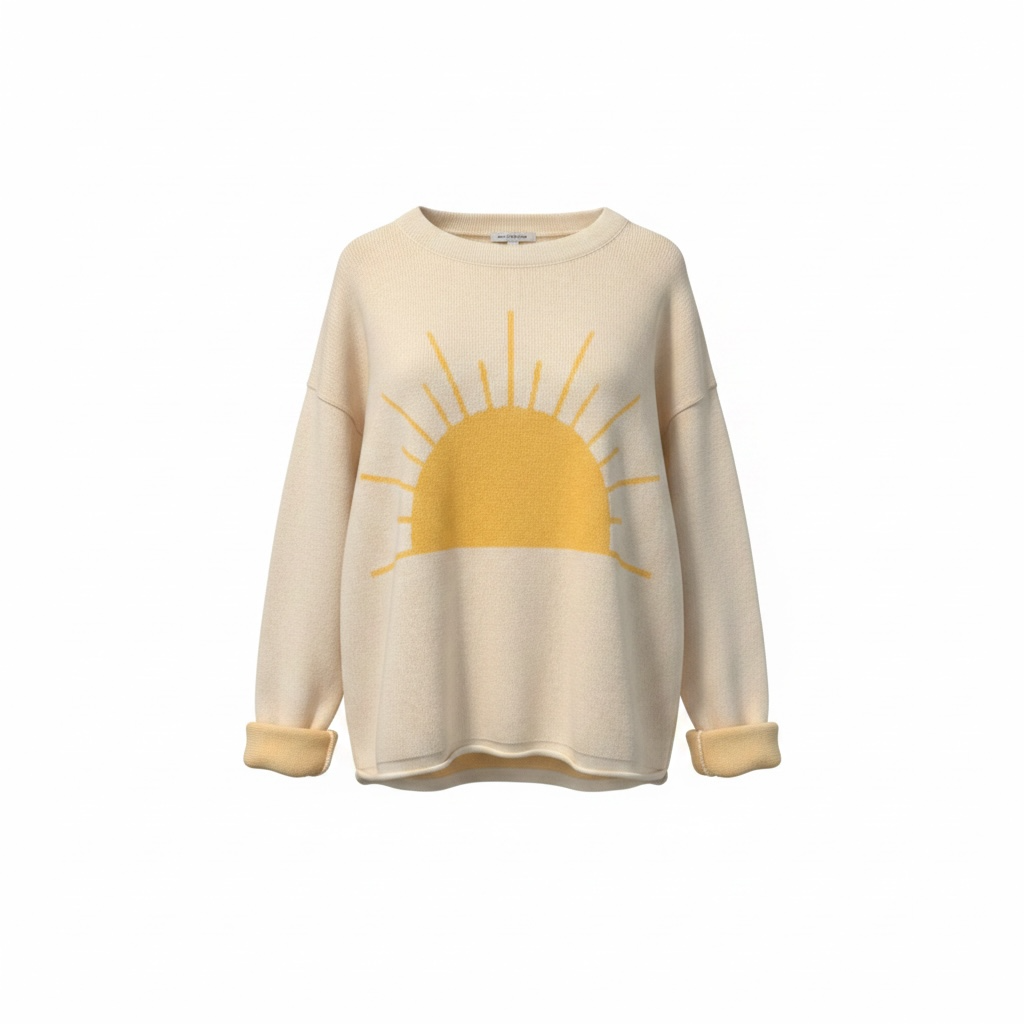 Boxy Sweater | Sun Icon