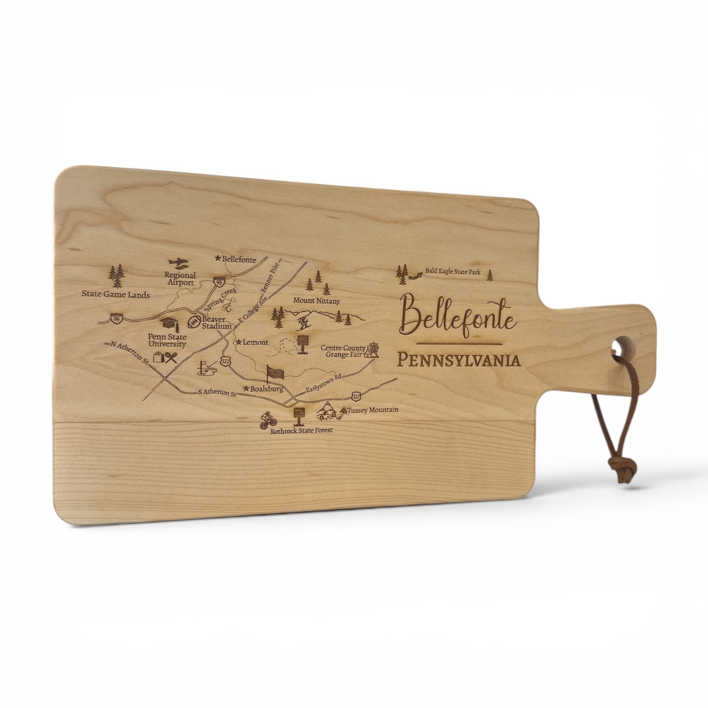 Engraved Serving Board | Bellefonte & State College