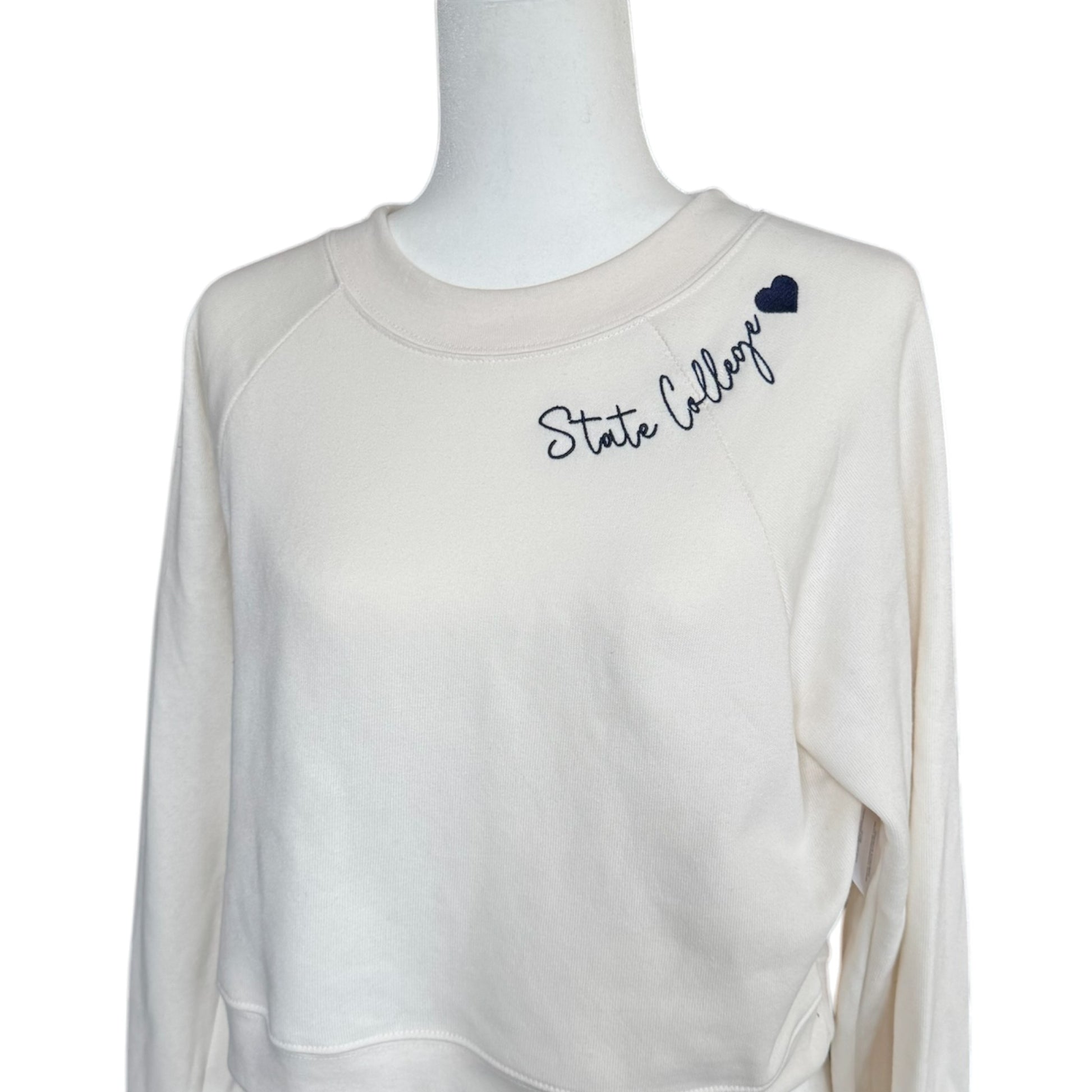 Raglan Crewneck Sweatshirt State College - Town Pride State College