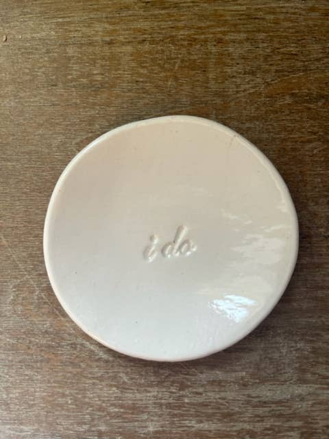 Ring dish with I Do