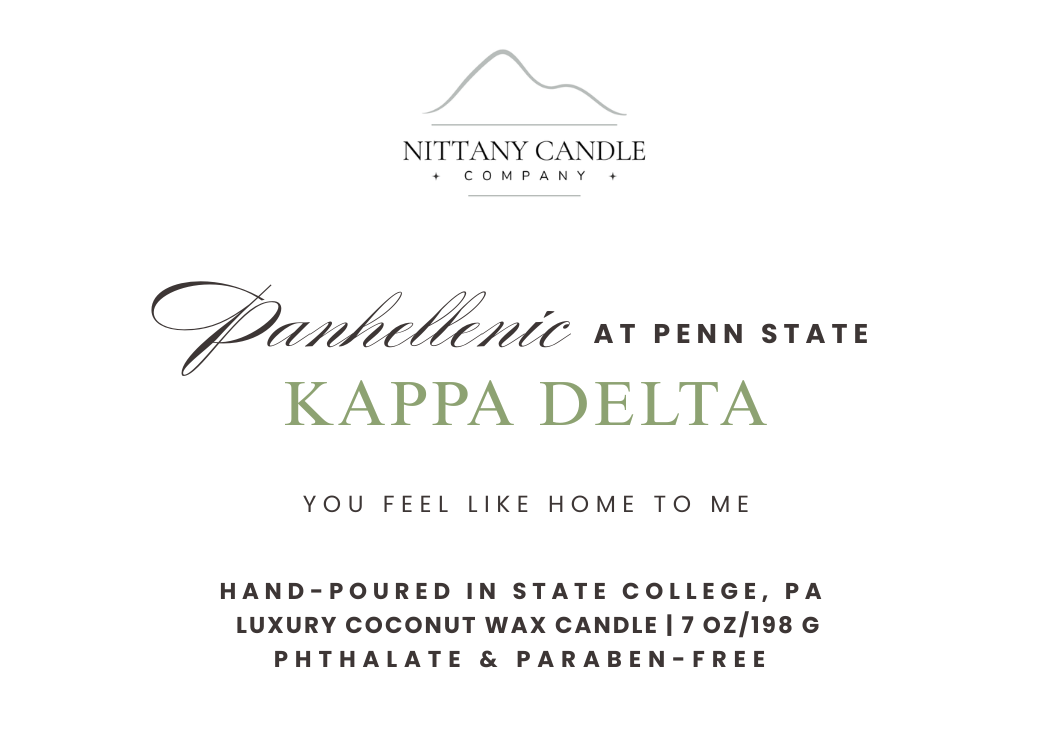 Panhellenic | You Feel Like Home To Me | Candle