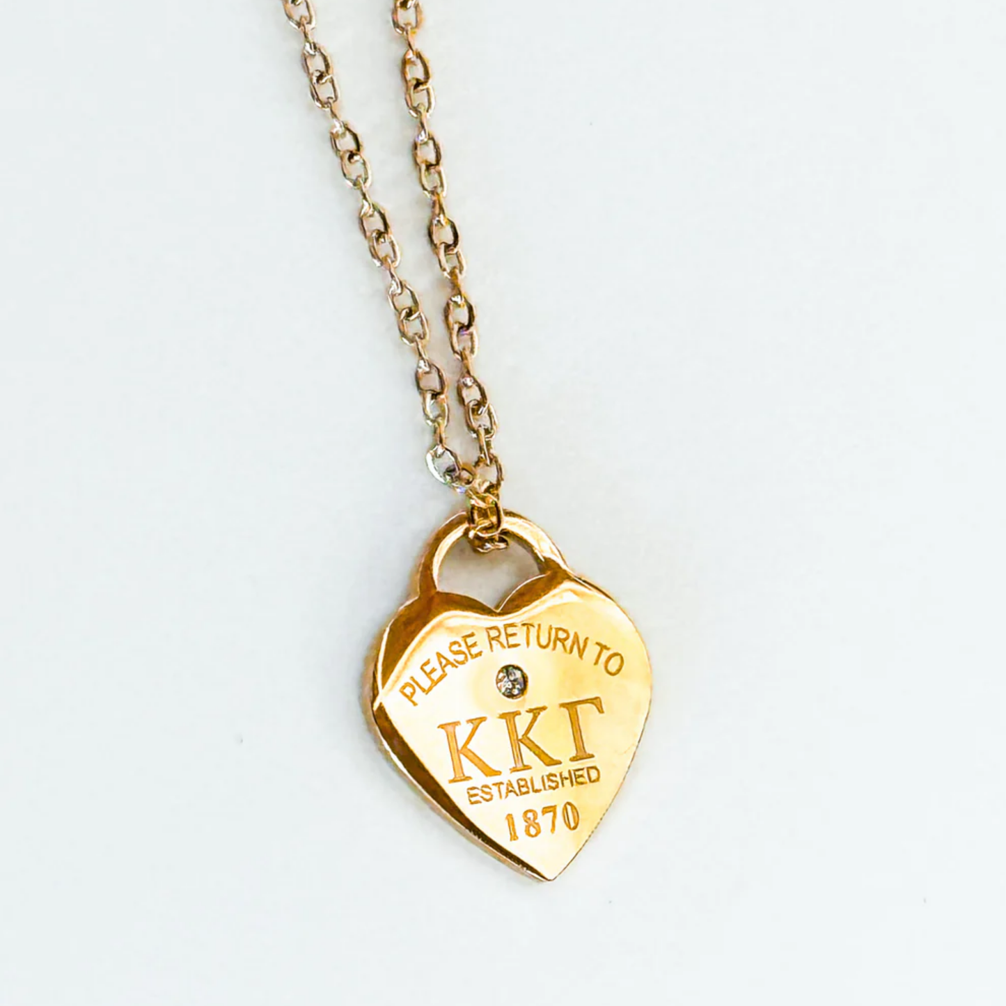 Kappa Kappa Gamma Please Return Necklace