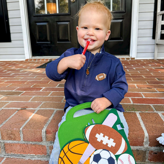 Football Quarter-Zip Pullover
