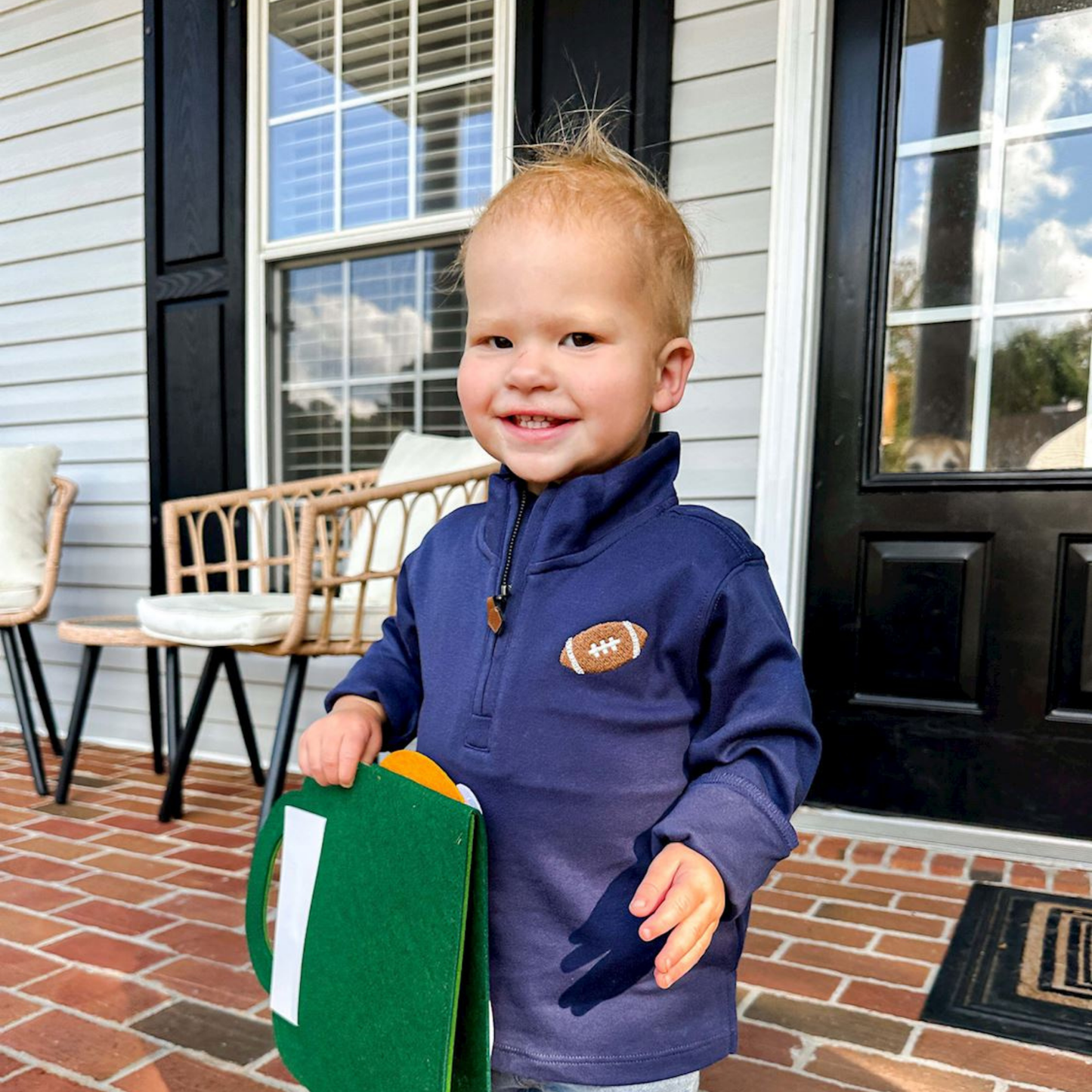 Football Quarter-Zip Pullover