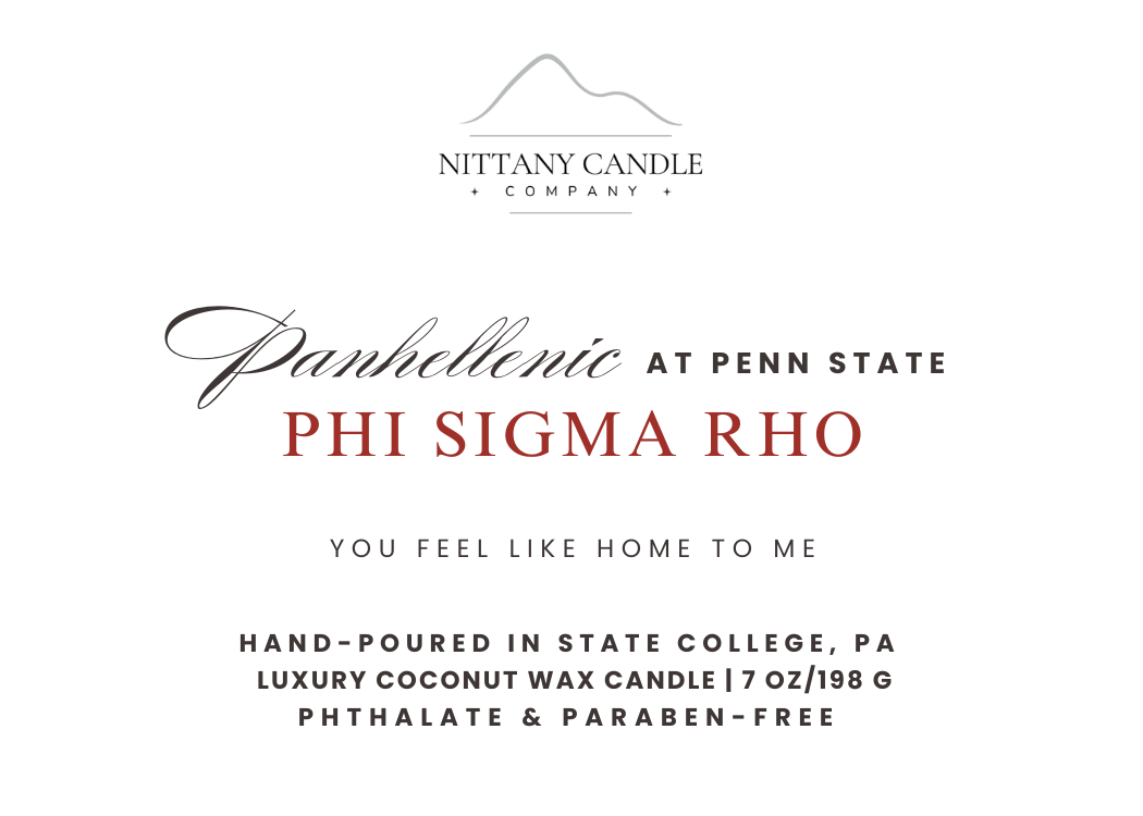 Panhellenic | You Feel Like Home To Me | Candle