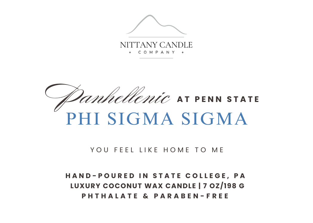 Panhellenic | You Feel Like Home To Me | Candle