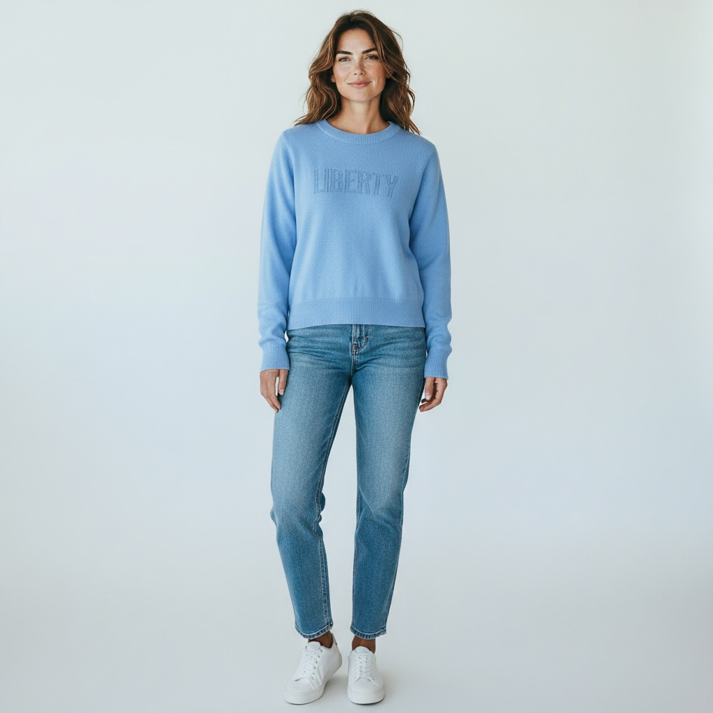 Embossed | Retro Crewneck Sweater | Liberty - Town Pride State College