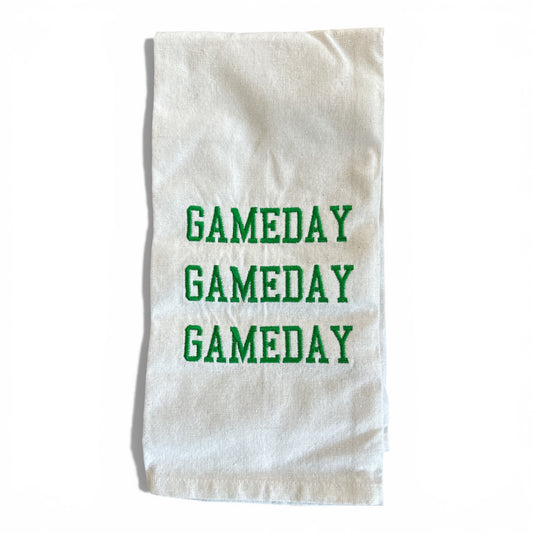 Linen Blend Guest Towel | Triple Stack Gameday - Town Pride State College