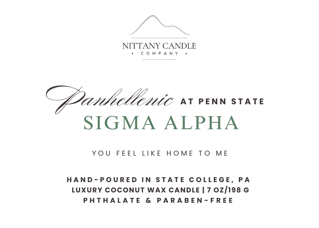 Panhellenic | You Feel Like Home To Me | Candle