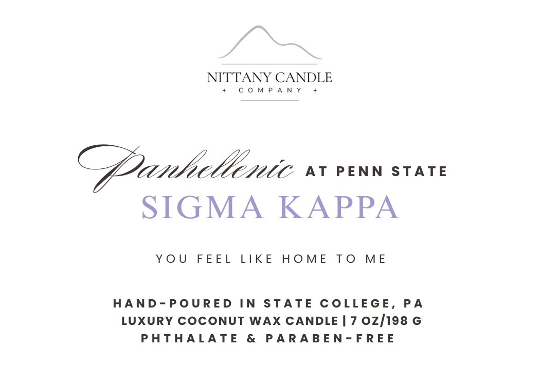 Panhellenic | You Feel Like Home To Me | Candle