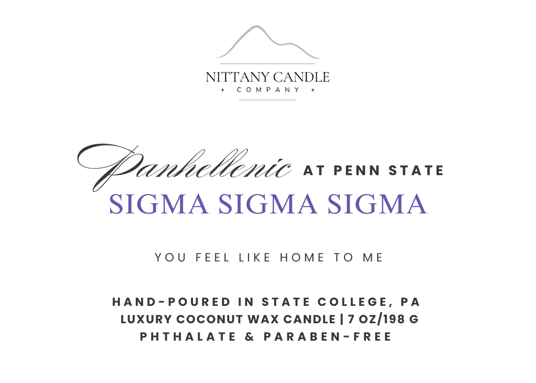 Panhellenic | You Feel Like Home To Me | Candle