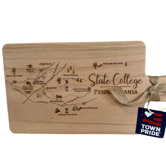 State College Cutting Board - Town Pride State College