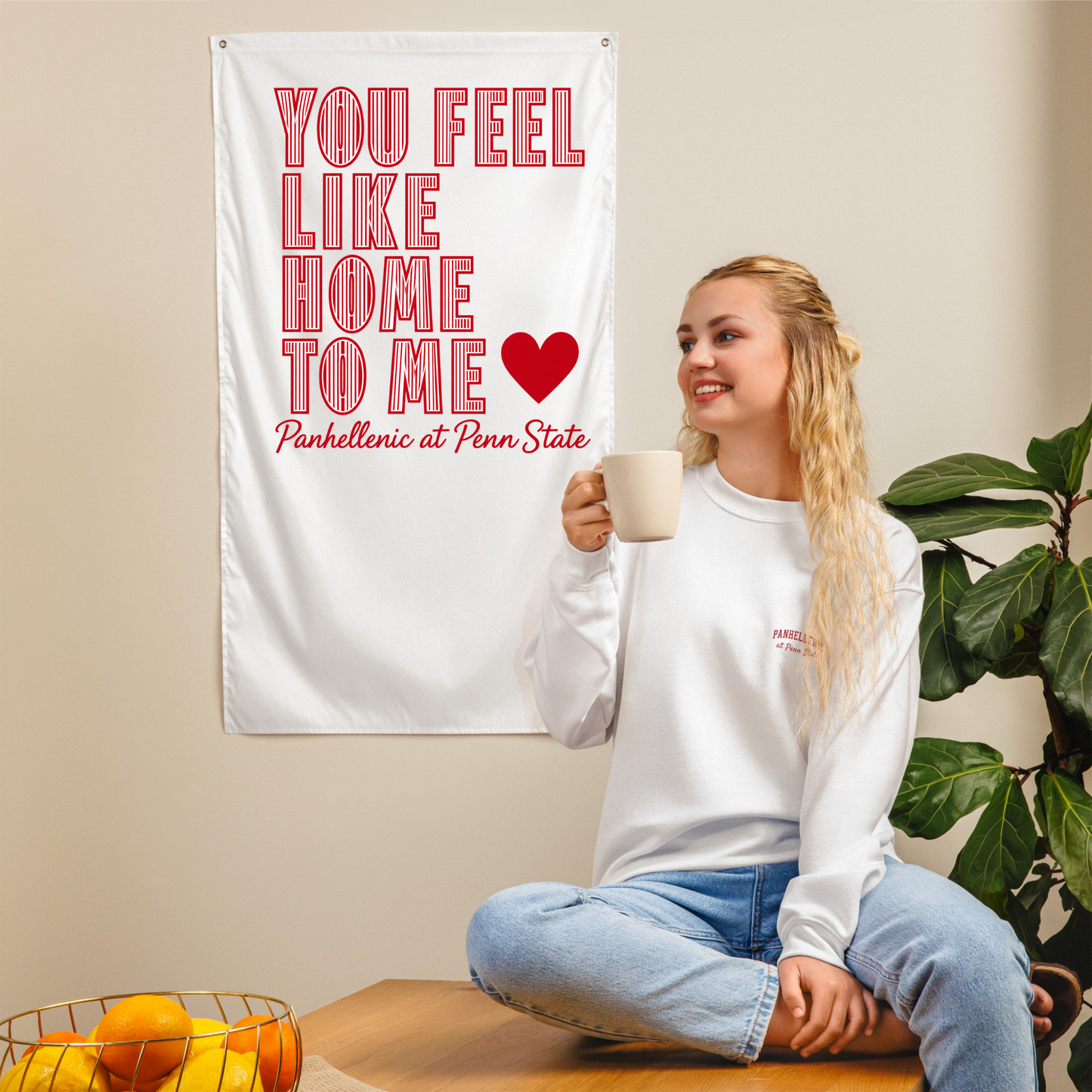 Panhellenic | You Feel Like Home To Me | Sweatshirt