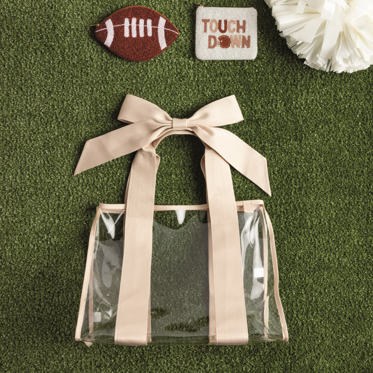 Clear Bow Tote