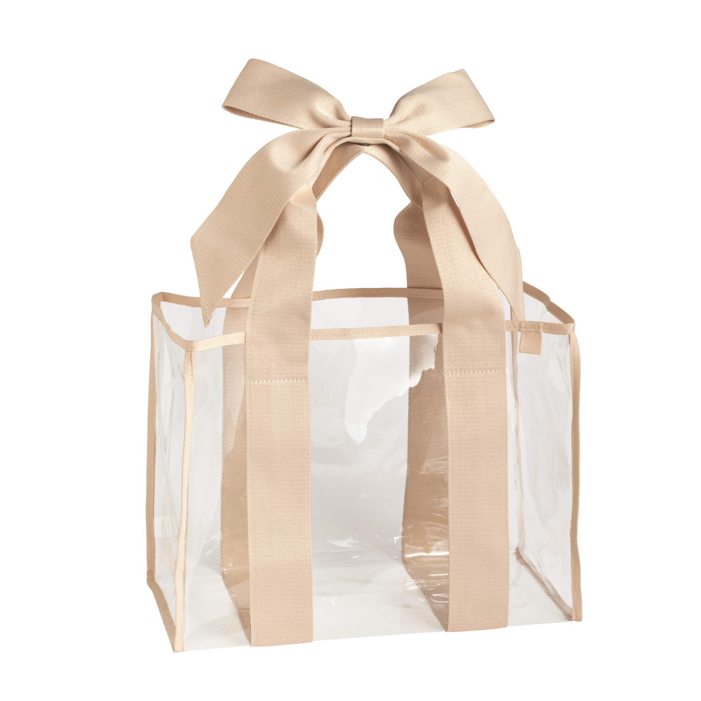 Clear Bow Tote
