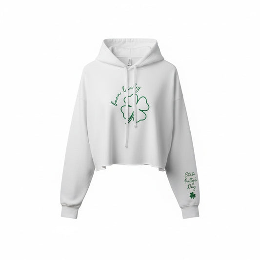 State Patty’s Day | Cropped Fleece Hoodie - Town Pride State College