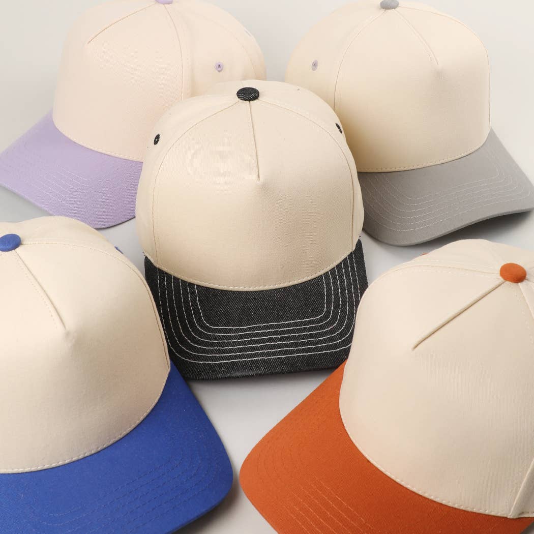 Hat Bar w/Patch | Two Tone