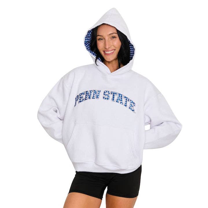 Penn State Gingham Hoodie
