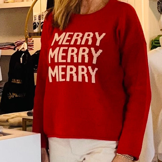 Boxy Sweater | Merry Merry Merry - Town Pride State College