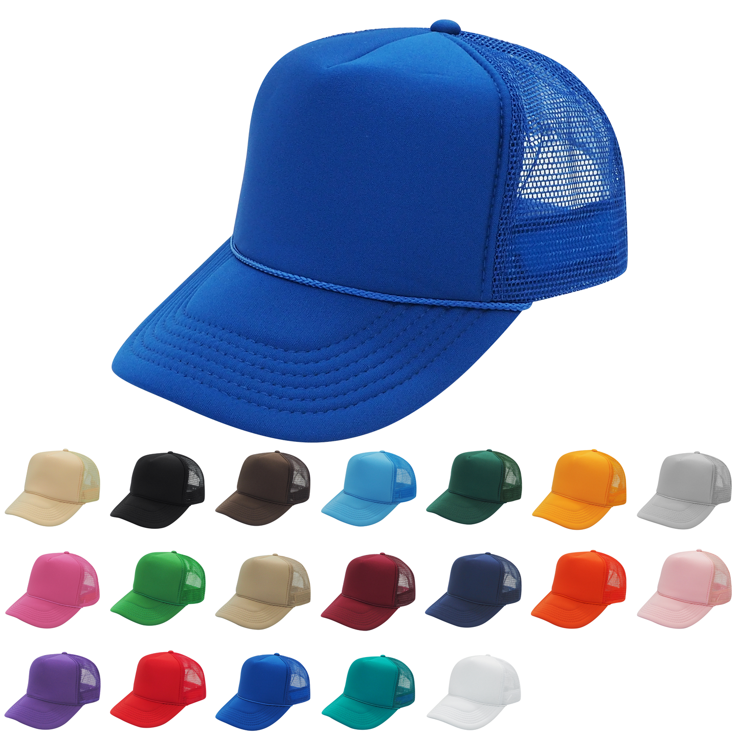 Hat Bar w/Patch | Foam Trucker w/Rope
