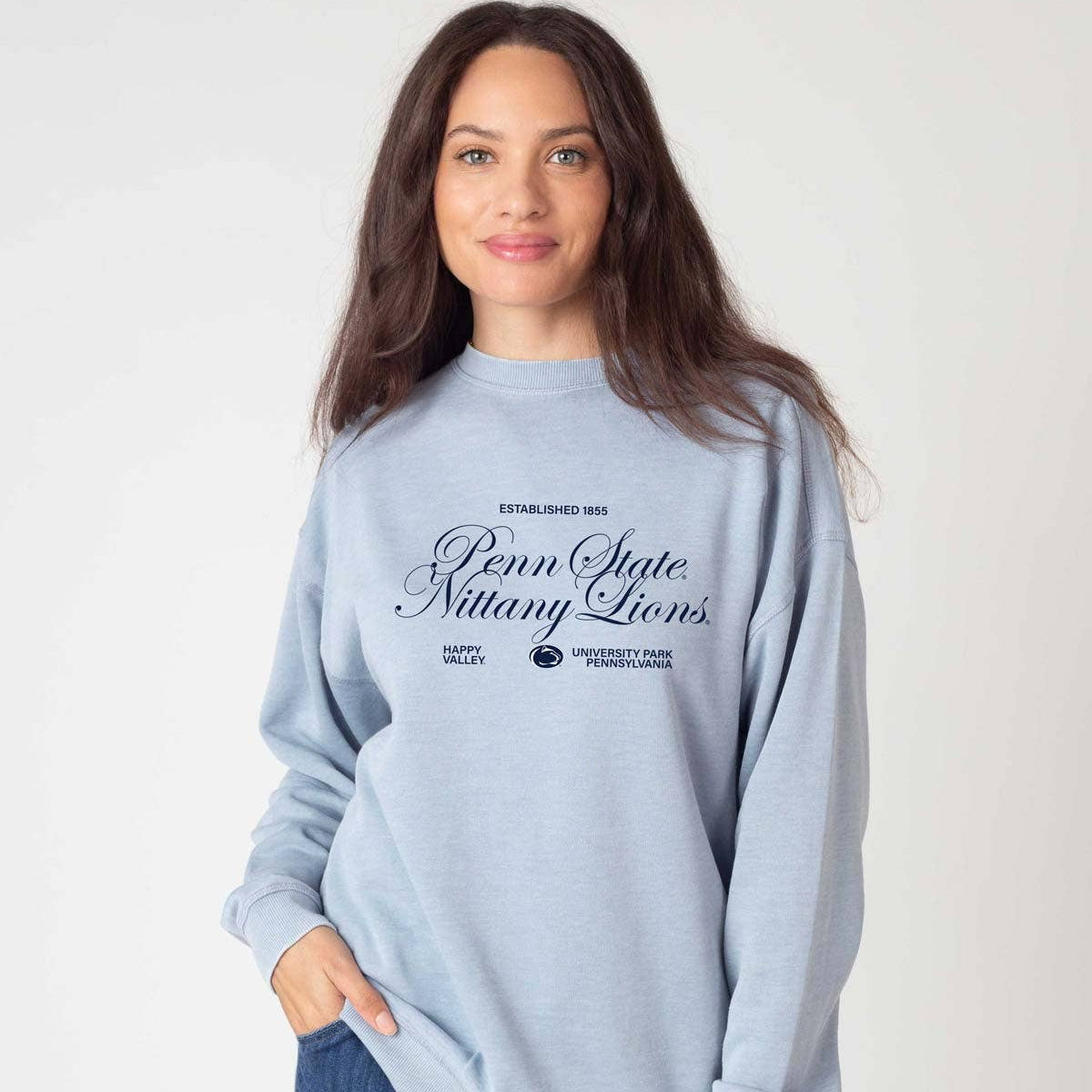 Penn State Signature Burnout Crewneck Sweatshirt