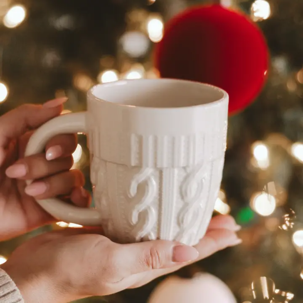 Cozy Sweater Ceramic Mug
