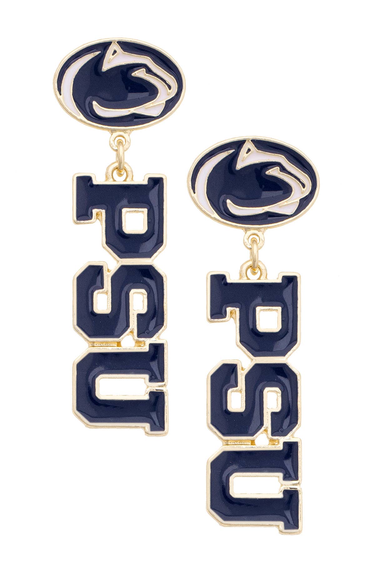 Penn State Nittany Lions Enamel Drop Earrings