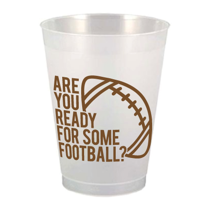 Are You Ready Football Cups | Set of 10