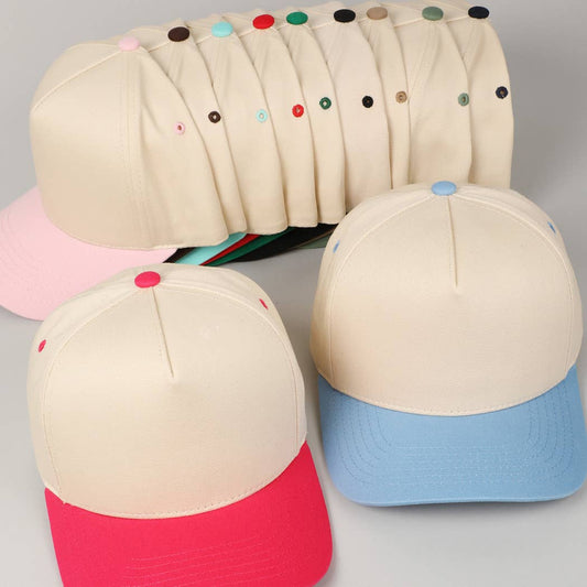 Hat Bar w/Patch | Two Tone