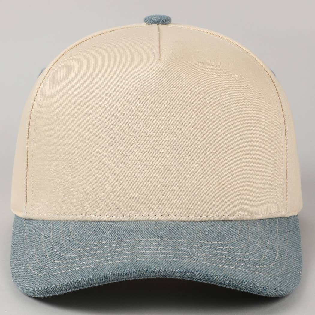 Hat Bar w/Patch | Two Tone