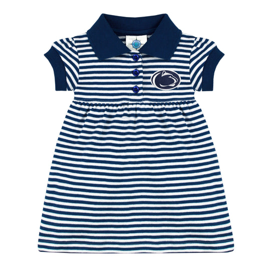 Penn State Striped Polo Dress & Bloomer