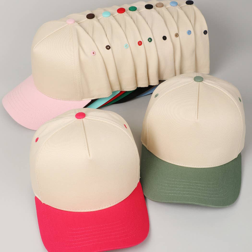 Hat Bar w/Patch | Two Tone