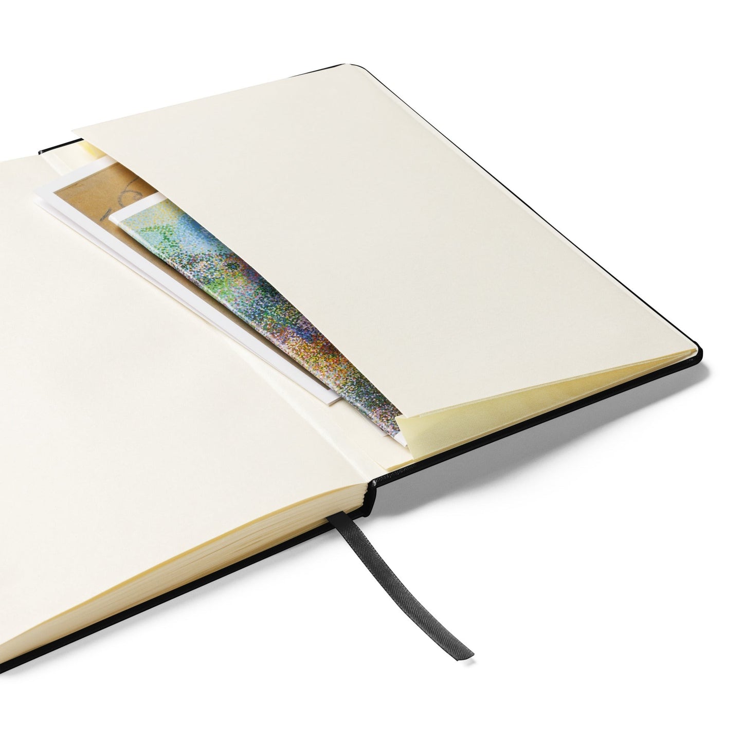 Town Pride State College hardcover journal featuring an expandable inner pocket and a black ribbon bookmark.